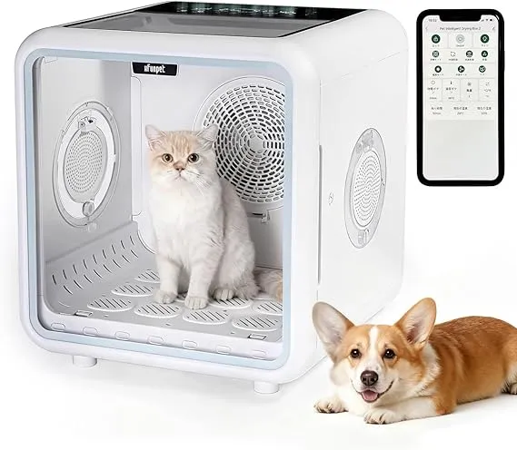 HFunpet - ペットドライヤー ペットドライルーム ドライヤーボックス
