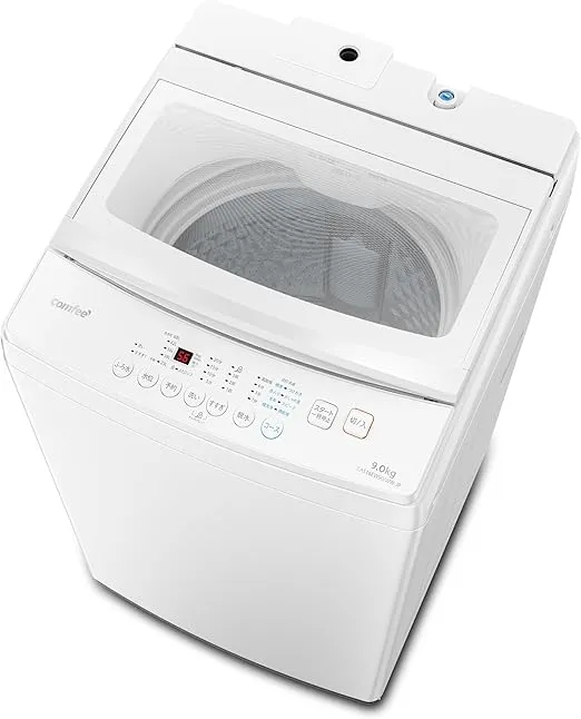 COMFEE' - 洗濯機 9kg 全自動 CAS16EW90/WW-JP ホワイト の評価