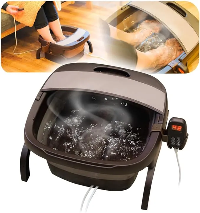 Ameer - 足湯器 PRO 版 リモコン付き、4 段階の温度調整 の評価