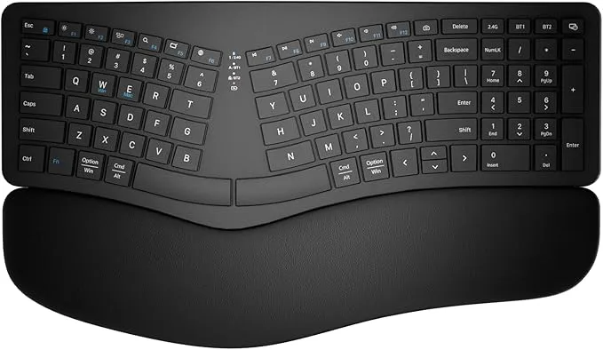 EWINSKY - エルゴノミクス キーボード Bluetooth EW-NKB101 の評価