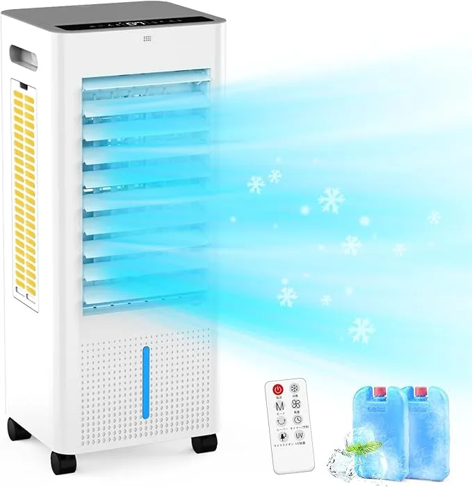 Josyorn - 冷風機 冷風扇 冷風扇風機 10L大容量タンク搭載 6段階風量