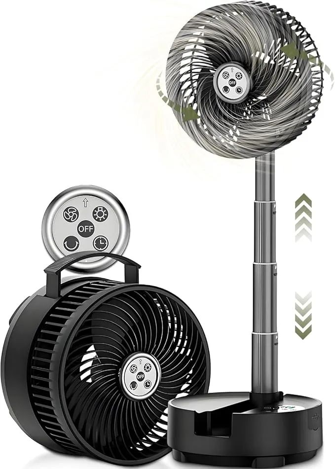 扇風機 首振り 折りたたみ 卓上 20000mAh 大容量 折りたたみ式キャンプ