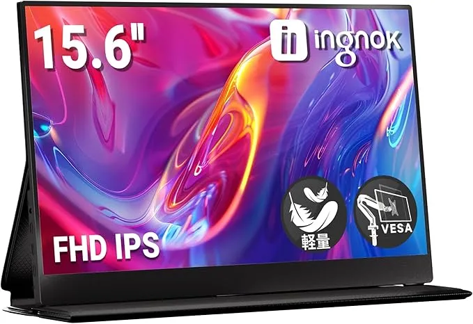 Ingknok 18.5インチポータブルモニターFHD IPSモバイルモニター Amazon.co.jp: Ingnok モバイル モニター 18.5インチ モバイル