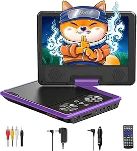 Surfola - DVDプレーヤーポータブル 7.5インチ液晶ディスプレイ SD03