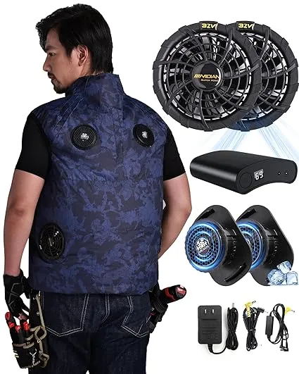 [MIDIAN] ペルチェ冷却服【2025 冷却器、ファン、バッテリー、充電器】 Amazon.co.jp: [MIDIAN] ペルチェ冷却服【2025業界独創 1つ冷却