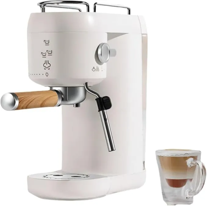 Quirix - コーヒーマシン エスプレッソマシン 20Bar圧力 大容量