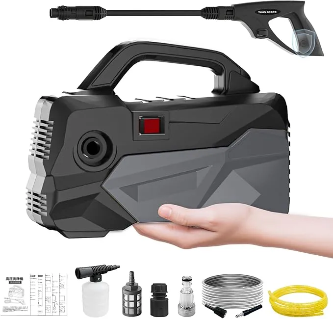 高圧洗浄機【A4用紙サイズ・超軽量2.85kg・2025年新登場】 61pyyLj6KrL._AC_SX679_.webp