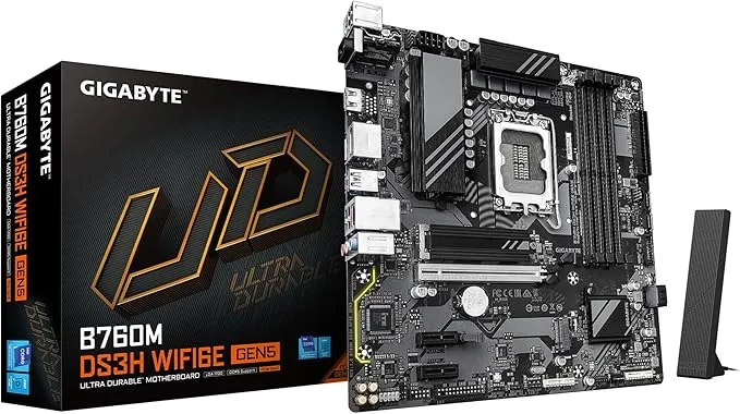 ASRock - B760M PG Lightning/D4 Intel B760 LGA 1700 micro ATX の