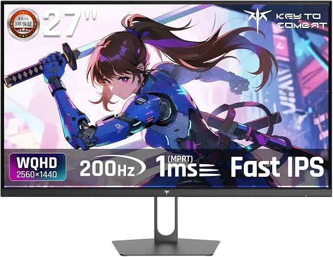 KEY TO COMBAT - KEY TO COMBAT 27インチゲーミングモニター WQHD KTC