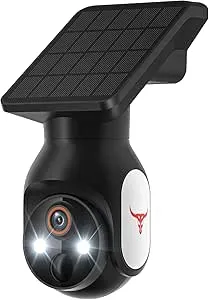 Fekmia - 2K 防犯カメラ 屋外 ソーラー 高効率ソーラー充電 監視カメラ