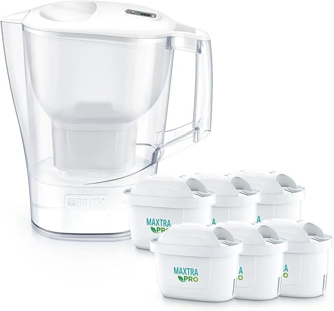 まとめ売り】 ブリタ カラフェ型浄水器 1.3L+カートリッジ14個付き