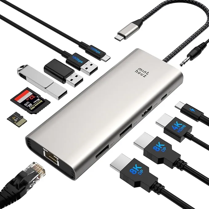 mint houtz USB-Cトリプルディスプレイドッキング mint houtz USB-Cトリプルディスプレイドッキング Amazon