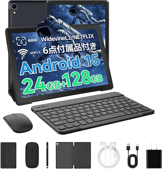 【Android15 タブレット 10インチ Wi-Fiモデル】 アンドロイド 1000円OFFクーポン【Android15モデル