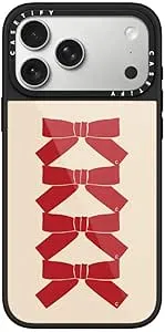 CASETiFY - グレーズ iPhone 17 Pro Max ケース - Burgundy Bows