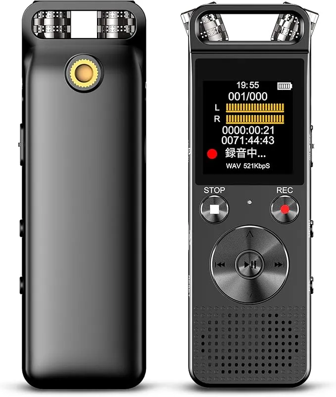 美品ボイスレコーダー Vuyiok - ボイスレコーダー 32GB大容量 小型 ICレコーダー GL-99 の