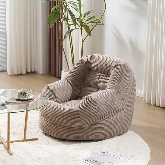 森風ShinrinKaze - ビーズクッション 一人掛け ベルベット 座椅子