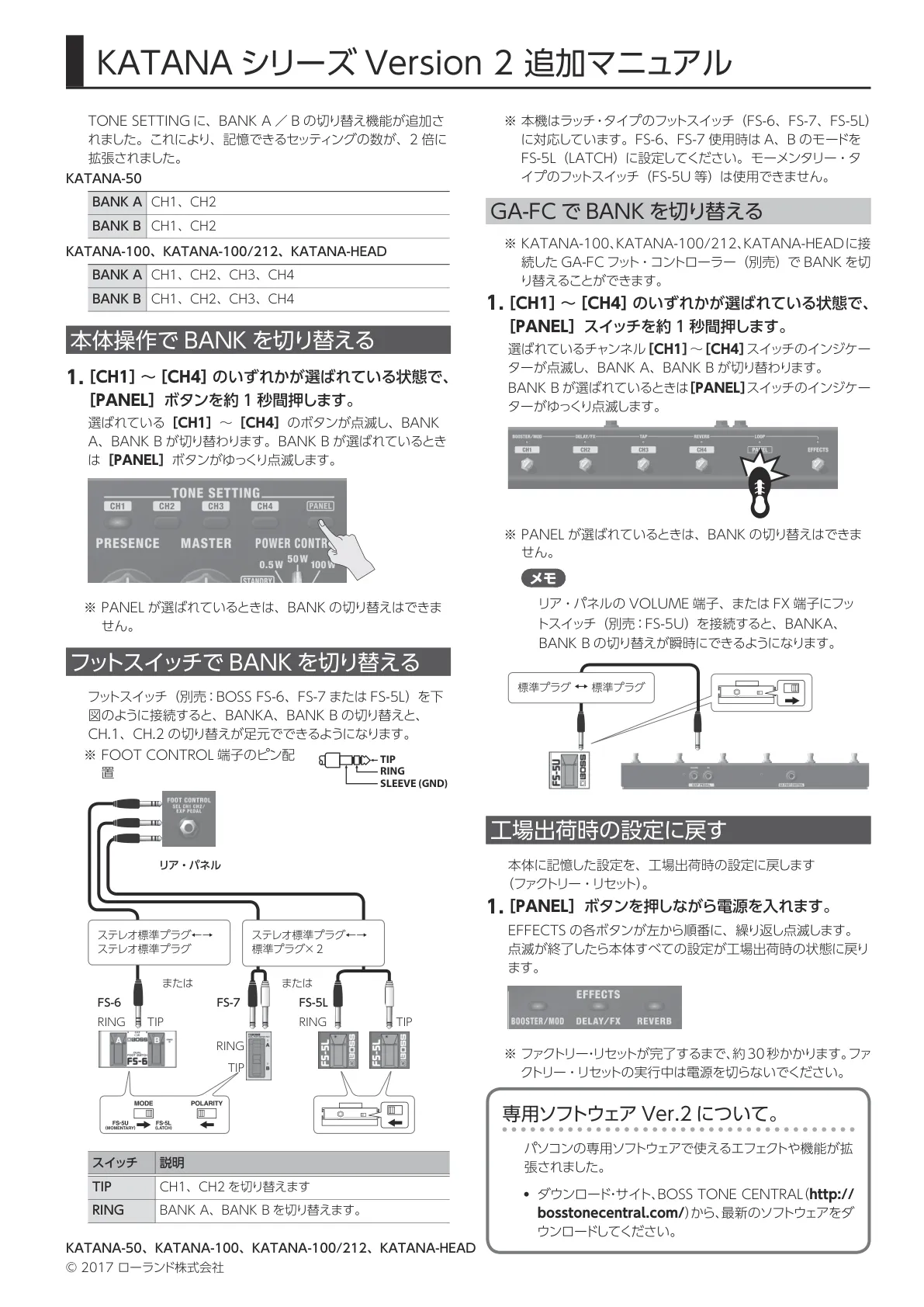 マニュアル 1ページ