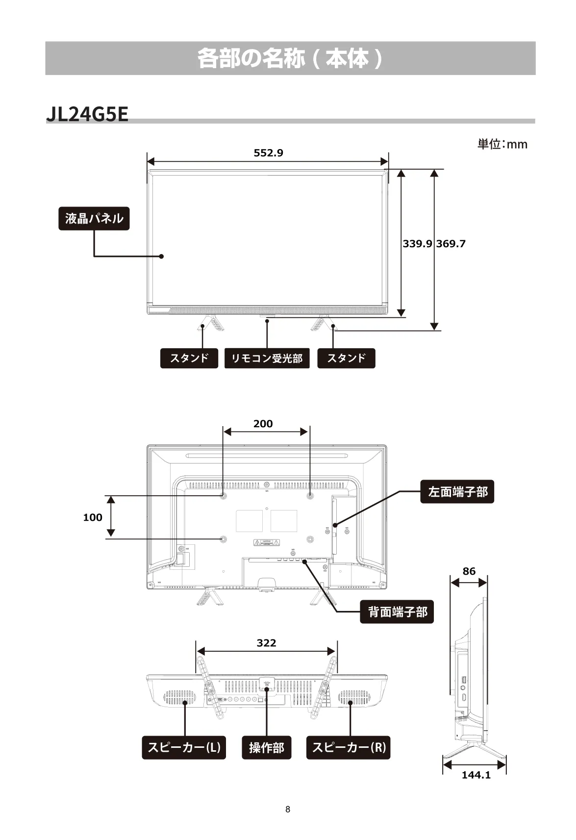 CHiQ - JL24G5E CHiQ チューナーレステレビ の評価 | SHOPSTAFF