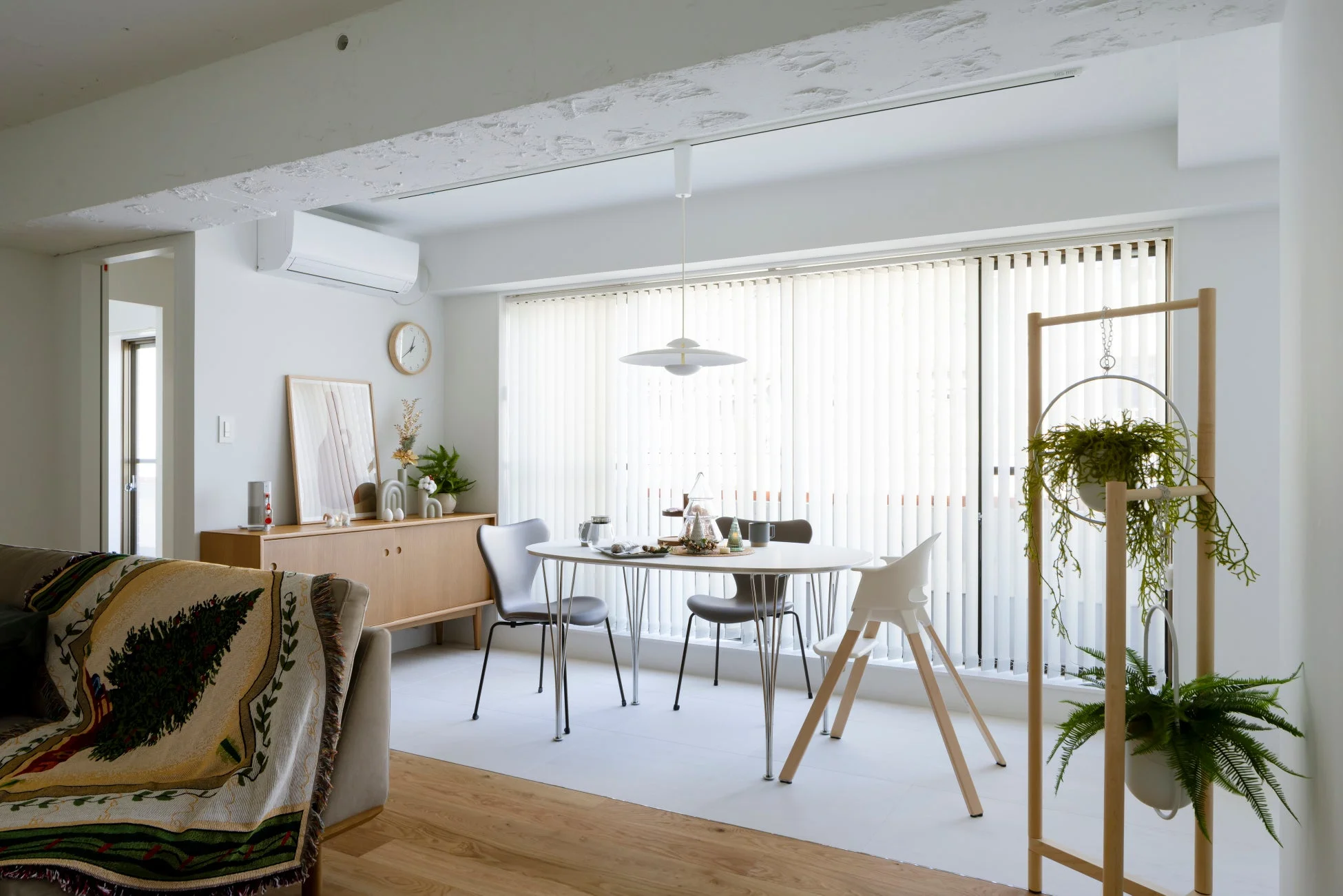 リビング・ダイニングから見渡せる配置