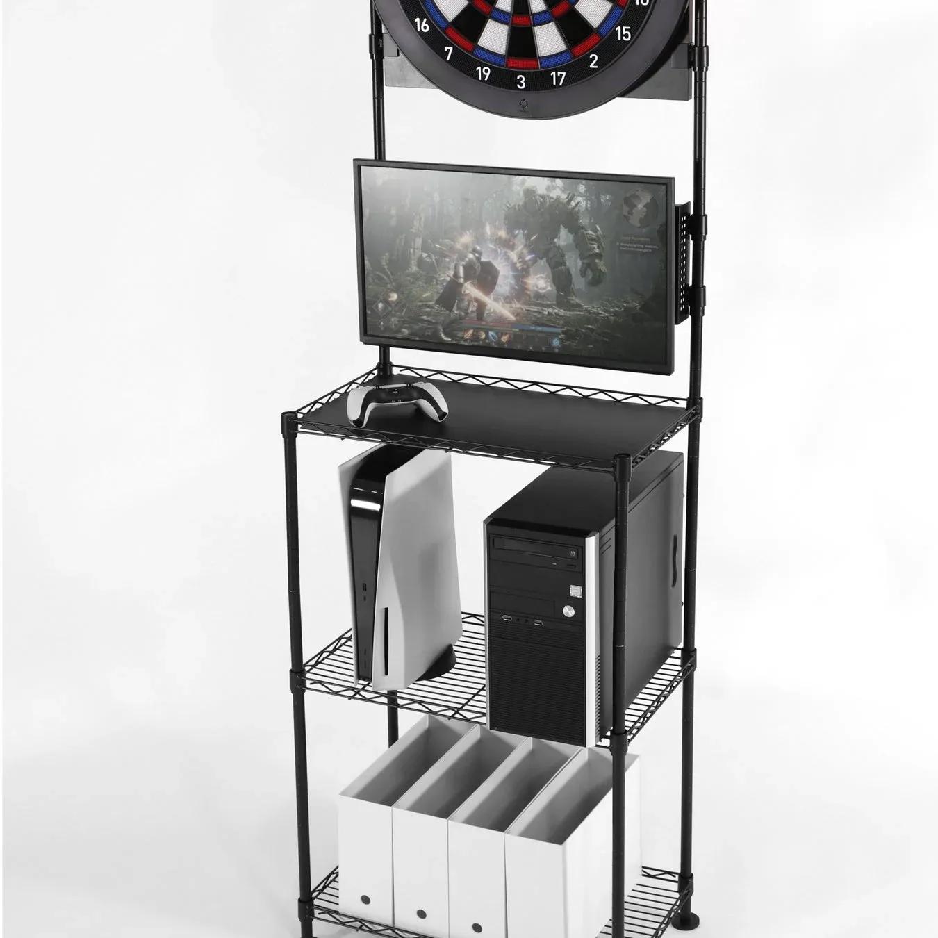 BLITZER®新型ダーツスタンドBSD39-BKレビュー｜自宅がダーツバーに