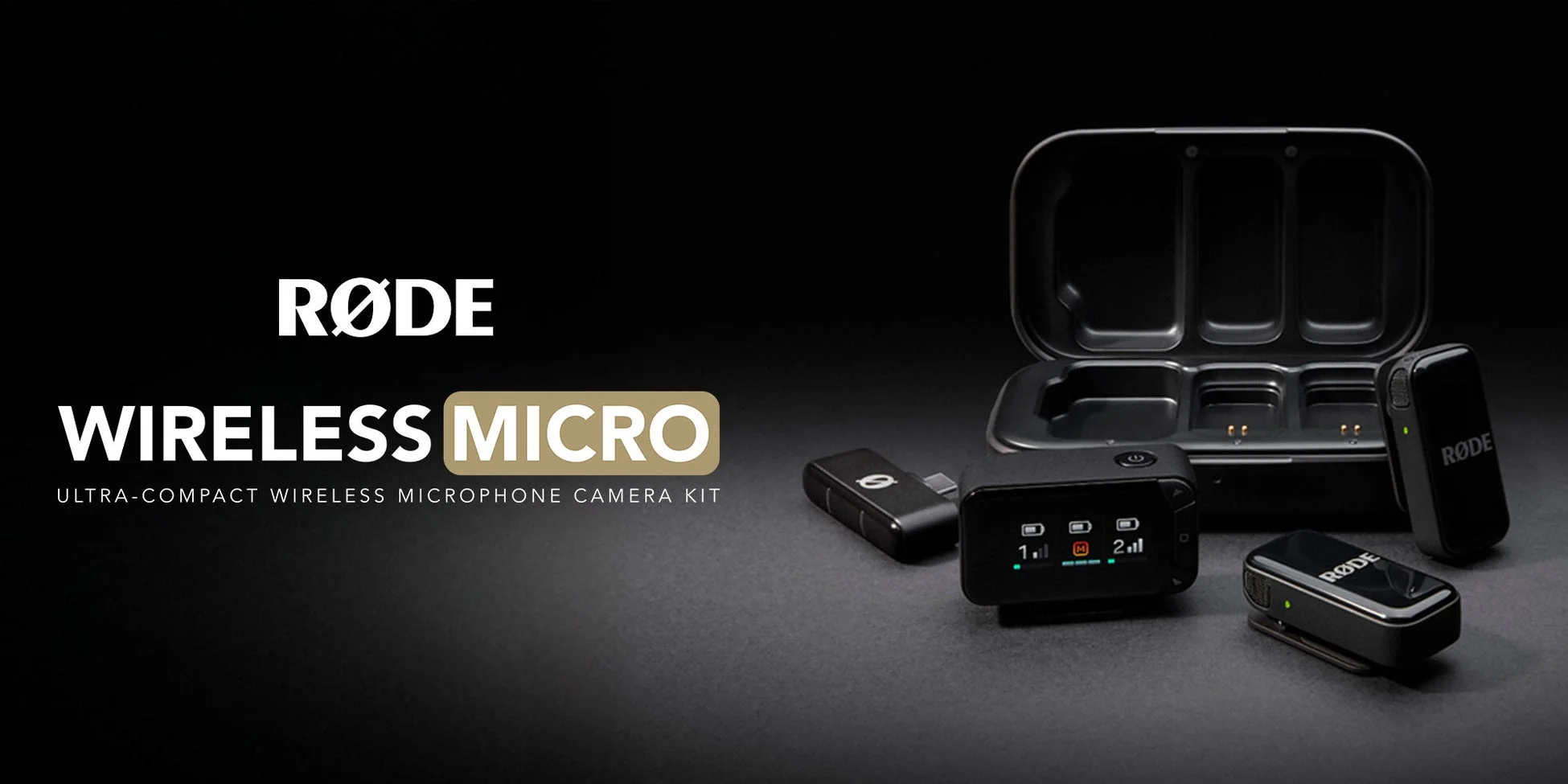 RØDE WIRELESS MICRO ULTRA-COMPACT WIRELESS MICROPHONE CAMERA KIT
